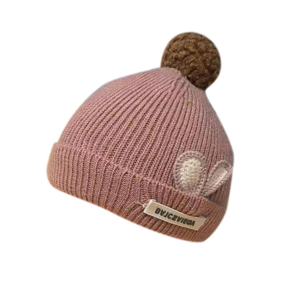 Толстые Зимние Осенние Шапки-Бини Теплые Детские Шапки для Малышей Вязаная Детская Шапка для Новорожденных Младенцев