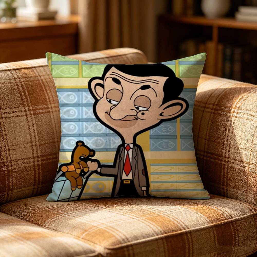 CClassic MMr BBean Pillow Case Cushion Cover Throw Pillow Case For Car Sofa