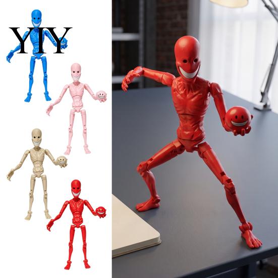 Horror Theme Birthday Gifts Articulated Figure, 3D Printed Posable Desktop Figurine, Creepy Desk Decorations Multi-Jointed Action Figures for