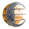 Vintage Display Shelf Fashion Sturdy Stress Relieve Bedroom Wall Hanging Moon Shape Witch Altar Decor