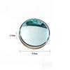 2Pcs 360° Rotatable Convex Blind Spot Mirror Round Frame Wide Angle Clear Rearview Mirror Car Safety Driving Accessories