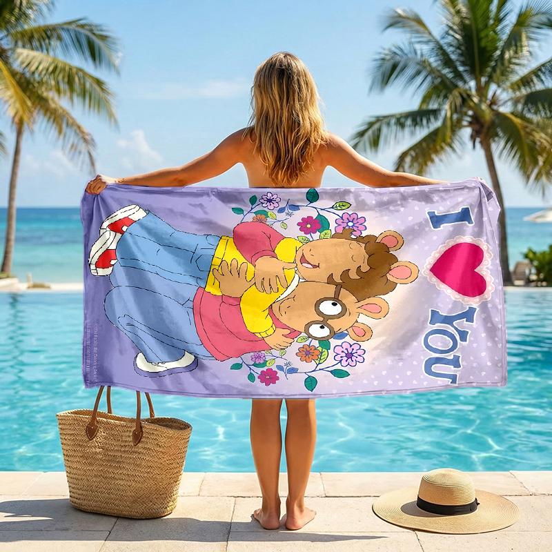 Arthur Fashion Beach Towel: Ideal for Summer Adventures Soft, absorbent and quick drying suitable for swimming and bathing
