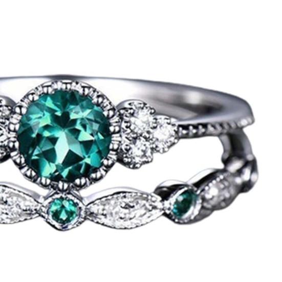 2 шт./компл. изысканные обручальные кольца с гладкой поверхностью, простые женские кольца с кубическим цирконием, очаровательные ювелирные изделия