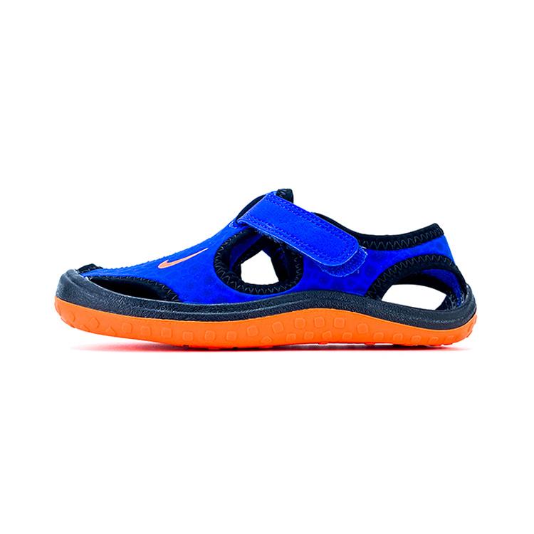 Nike Sunray Protect Children's Sandals Blue Orange Children Aged 3 7 Years Old 344926-412