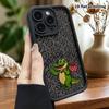 Phone Case: 2D Flat Design Suitable for iPhone 18 17 16 15 14 13 Pro Step Protection Case, Waving Little Crocodile, Christmas and Halloween Gift