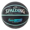 SPALDING Highlight Mint Rubber, Black X Mint, Size 6 Ball, 85-154J