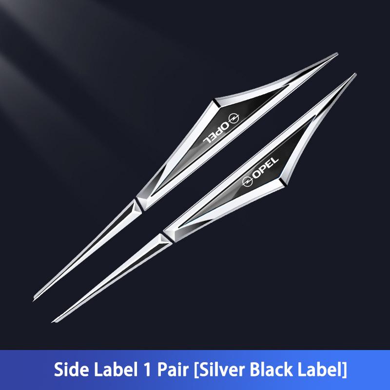 AAAEI1 Car sticker badge metal 3D decorative blade style accessories For Opel Corsa D Astra Insignia Mokka Adam Combo OPC Vauxhall