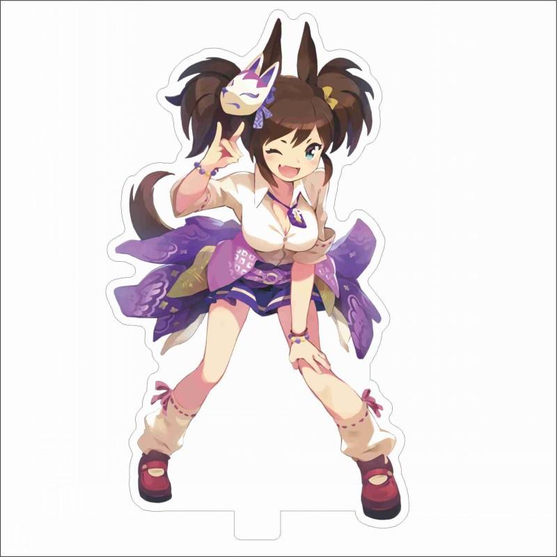 Япония красивая дербиль 15 см персонажи мультфильмов акриловая двухсторонняя подставка модель каваи милая офисная декоративная панель постоянные поклонники записи