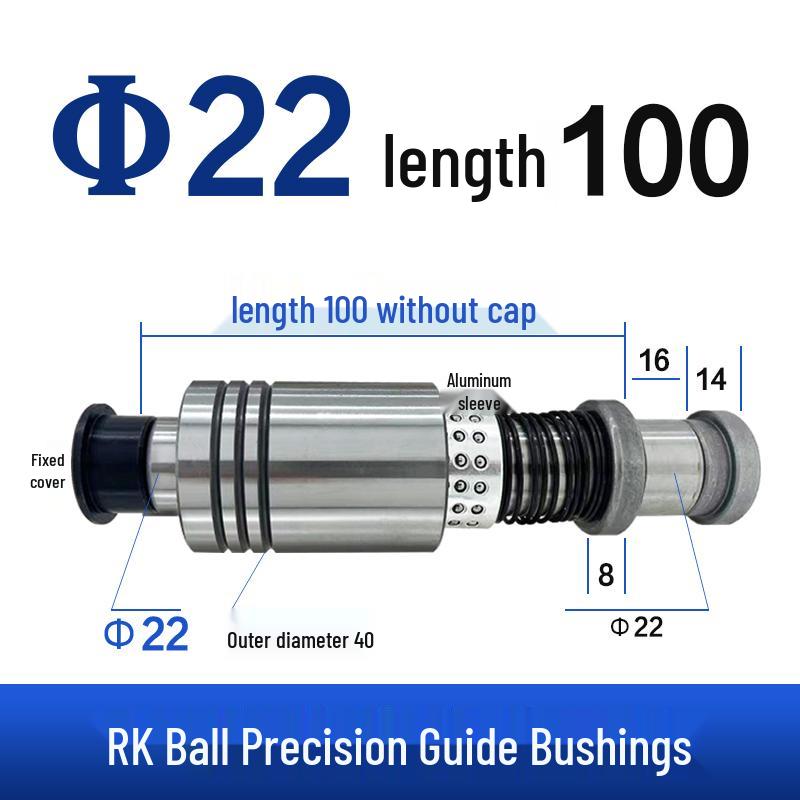 Replacement Disc Mill Mold Accessories - Cross Roller Rolling Rubber Sleeve & Outer Guide Post Bushing Set