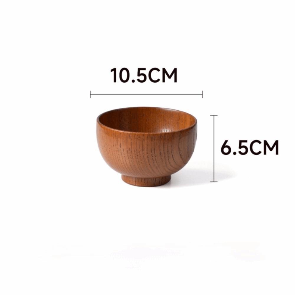 Japanese Style Wooden Bowls Handmade Crafts Wooden Utensils New Food Containers Tableware