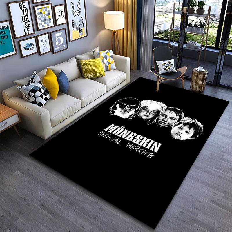 Måneskin Official Merch Carpet suitable as a non-slip mat for the living room or bedroom sofa