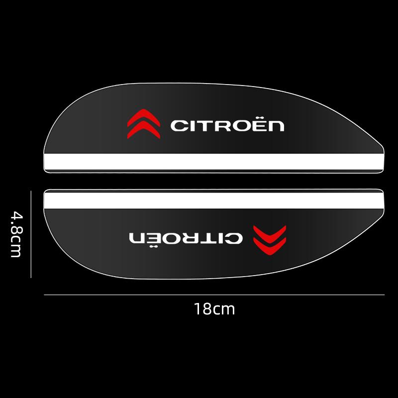 Для Citroen C1 C2 C3 C4 C5 C6 C8 C4L DS3 Прозрачный Задний Вид Боковое Зеркало Козырек от Дождя Козырек от Солнца Аксессуары для Автомобиля