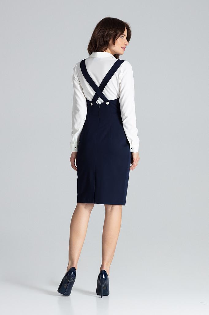 Dress L039 Navy Blue