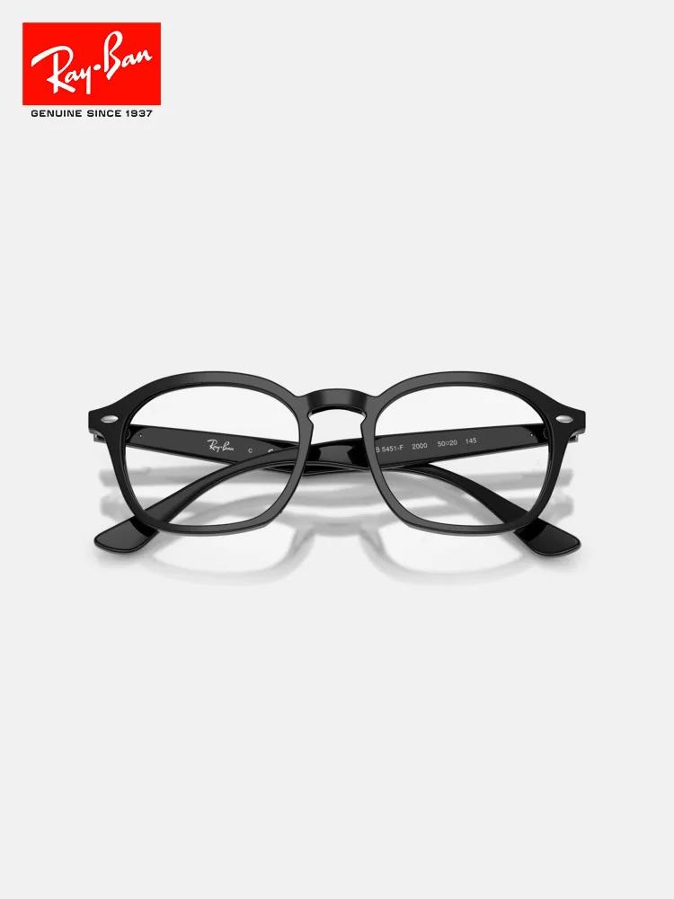 [Новинка 2026] Ray-Ban Квадратная Пластина Очки для Близорукости Мужские и Женские Одинаковая Оптическая Оправа 0RX5451F