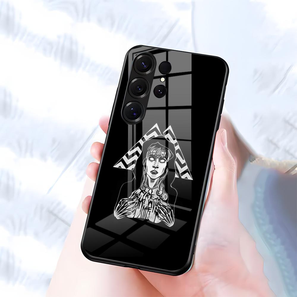 Чехол для телефона Twin Peaks для Samsung S26 S25 S24 FE S23 S22 S21 Plus S20 Ultra Note20Ultra Черная стеклянная крышка