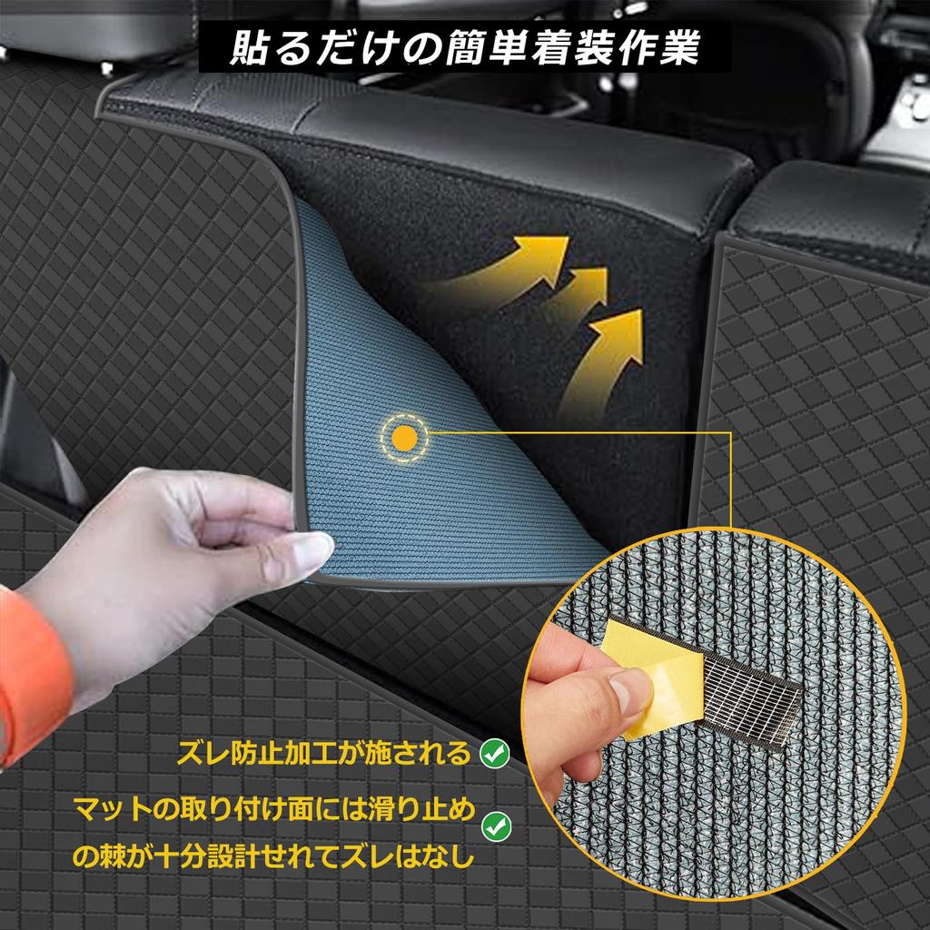 YORKNEIC Luggage Mat, Suzuki, Jimny, Jimny Sierra JB64W, JB74W, Current Since 2018, Backrest Cover,