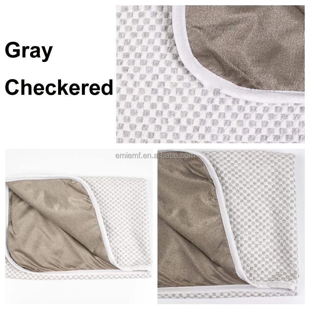 BLOCK EMF Conductive Silver Fiber Blanket, Effectively Blocks EMF Radiation and Reduces Static