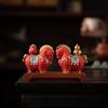 JINGRUIXIANG Guochao Вращающаяся лошадь Тан Ornament Богатства