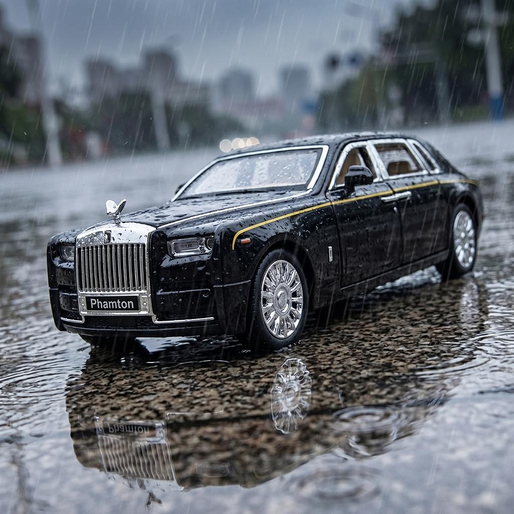 1:32 Роллс-Ройс Фантом VIII Роскошный Седан Сплав Спортивный Автомобиль Модель Литье под Давлением Металл Трек Гоночный Автомобиль Транспортные Средства Модель Симуляция Звук