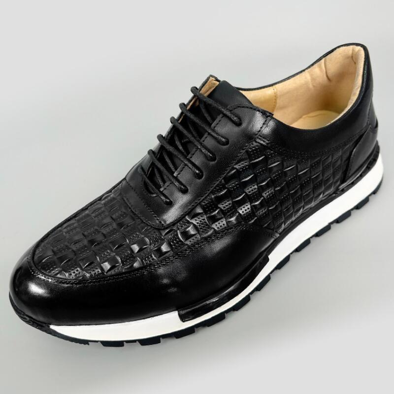 Fashion New Men's Shoes Comfortable Leather Handmade Shoes Non-slip Party Dress Men's Shoes Zapatos Hombre A28