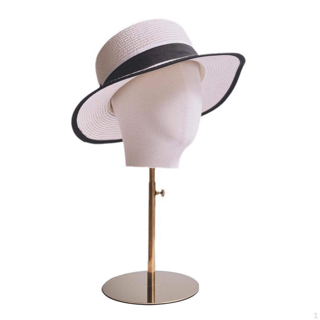 Холщовый блок головной убор стенд для демонстрации на столе учебный парик для головного убора кепка дома