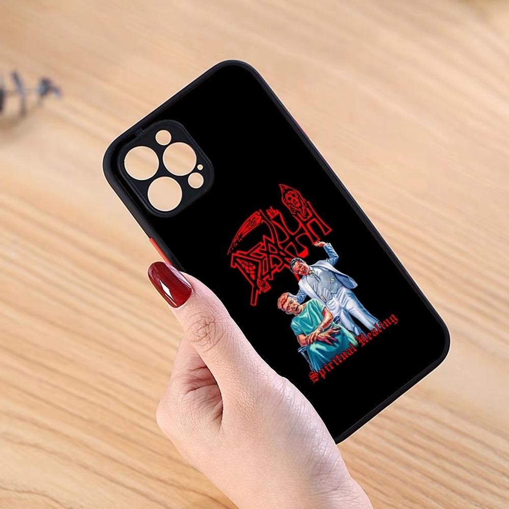 Чехол для телефона Old Deaths Mental Rock Черный Матовый Для IPhone 16 Pro Max 15 13 12 11 14 Pro Max Mini Plus SE2020 XS Max XR