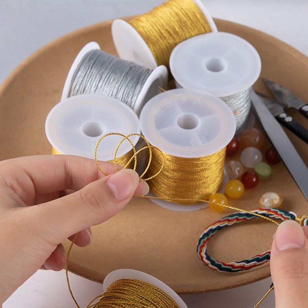 Rope Texture Braided String Gradient Color Woven String High Quality Macrame Cord Jewelry Making