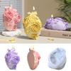 Embossed Butterfly Human Heart Candle Mold DIY Drip Glue Gypsum Flower Simulation Heart Organ Baking Silicone Mold