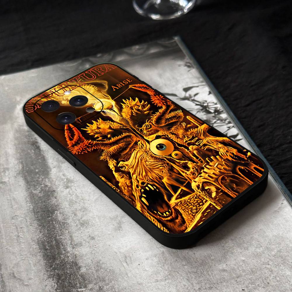 Heavy Metal Band Sepultura Phone Case Black Silicone Soft Shell For IPhone 17 16 15 14 13 12 11 Air Pro Max Plus Hot Sale