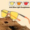 Ultra Light Sports Night Vision Anti Blue Light Sunglasses for Women Men Gaming Specific Mobile Phones Computers Eye Protection