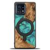 Bewood Unique Case for Motorola Edge 40 Pro - Turquoise with MagSafe
