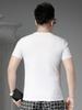 Ozhouzhan Beads Print Fashion Brand Short sleeve T-shirt Men 2025 New Mercerized Cotton Men's Top Summer T-shirt