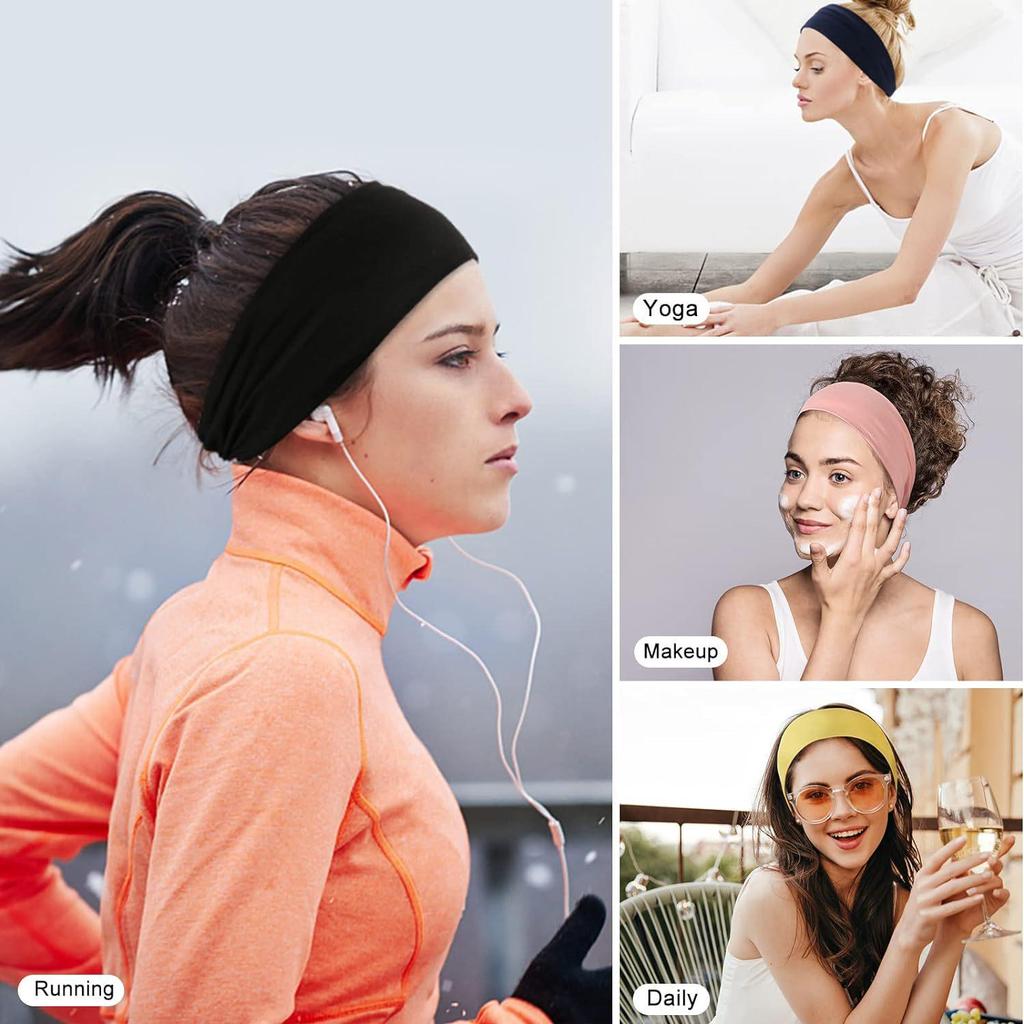 Men's Cross-Border Sports Sweat-Absorbing Headband for Yoga and Running - Antiperspirant Headscarf for Fitness