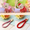 Exquisite Thai Elephant Keychain With Sparkling Rhinestones For Chic Fashion Accessories