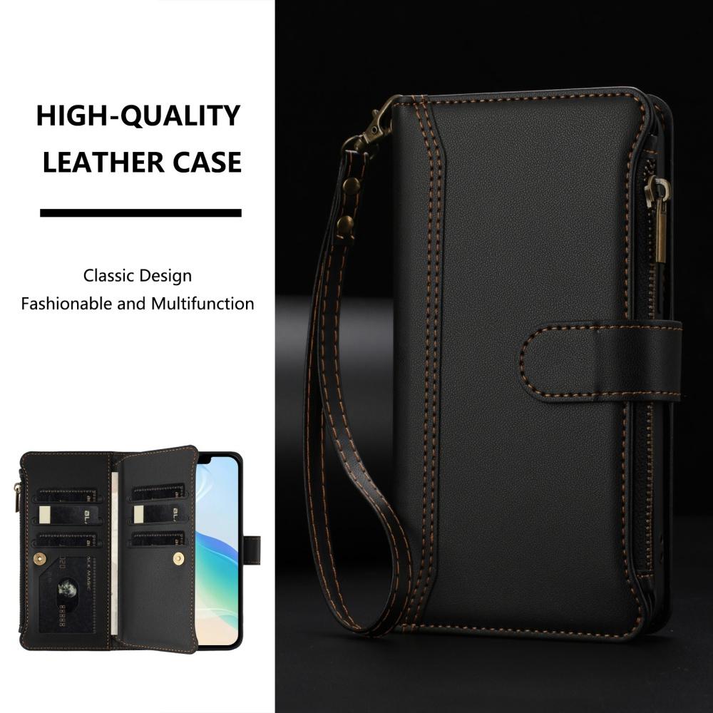 Для Poco X8 Pro Max Чехол-бумажник на молнии Для Xiaomi Poco X8 X7 X6 X5 X4 X3 Pro GT NFC X6 Neo Кожаный слот для карт Чехол для телефона