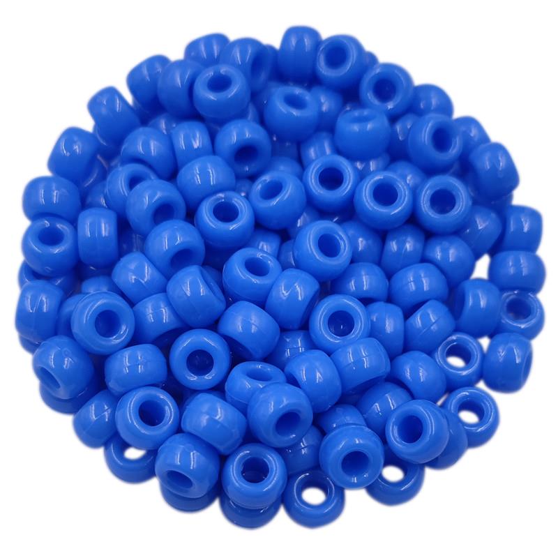40 шт. 9*6 мм однотонные яркие цвета с большим отверстием свободные бусины однотонные бусины DIY Изготовление ювелирных изделий