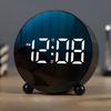 Цифровой будильник Большой светодиодный дисплей 3 уровня регулировки яркости Бесшумный Питание от USB/батареи Для дома