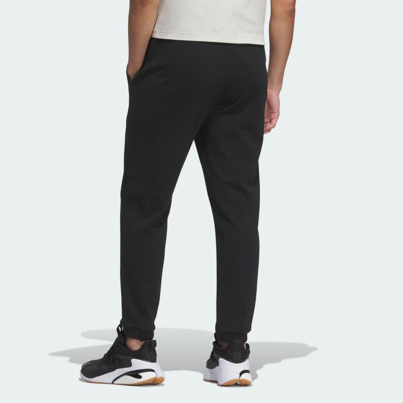 adidas Удобные повседневные брюки мужские, черные JL7602