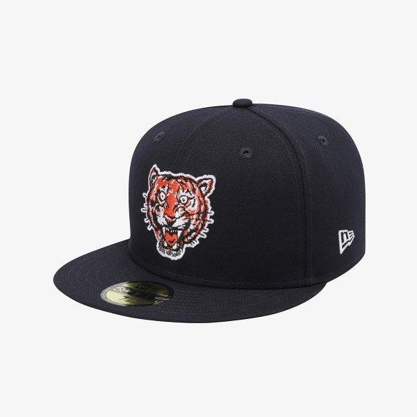 Кепка New Era Detroit Tigers Fitted темно-синяя 15131694