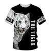 Animal Tiger 3D Print T-Shirts Summer Men Women Casual Fashion Streetwear Oversized Short Sleeve T Shirt