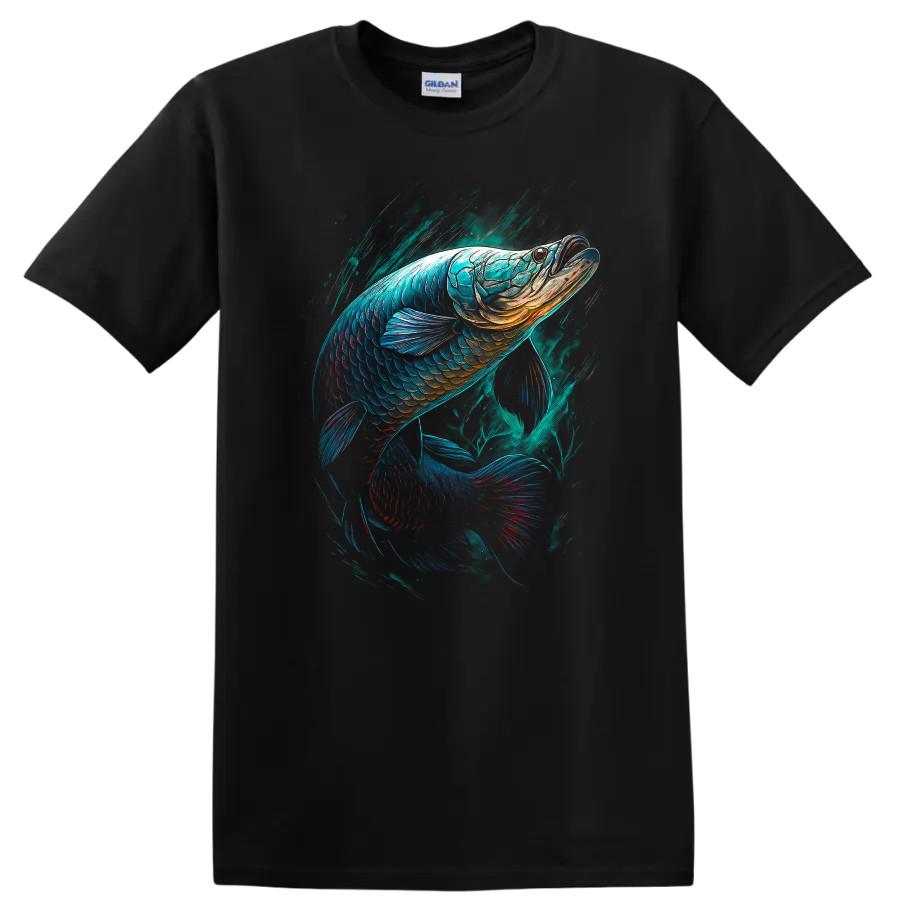 Vibrant Fish T Shirt Colorful Aquatic Design Unique Ocean Life Tee