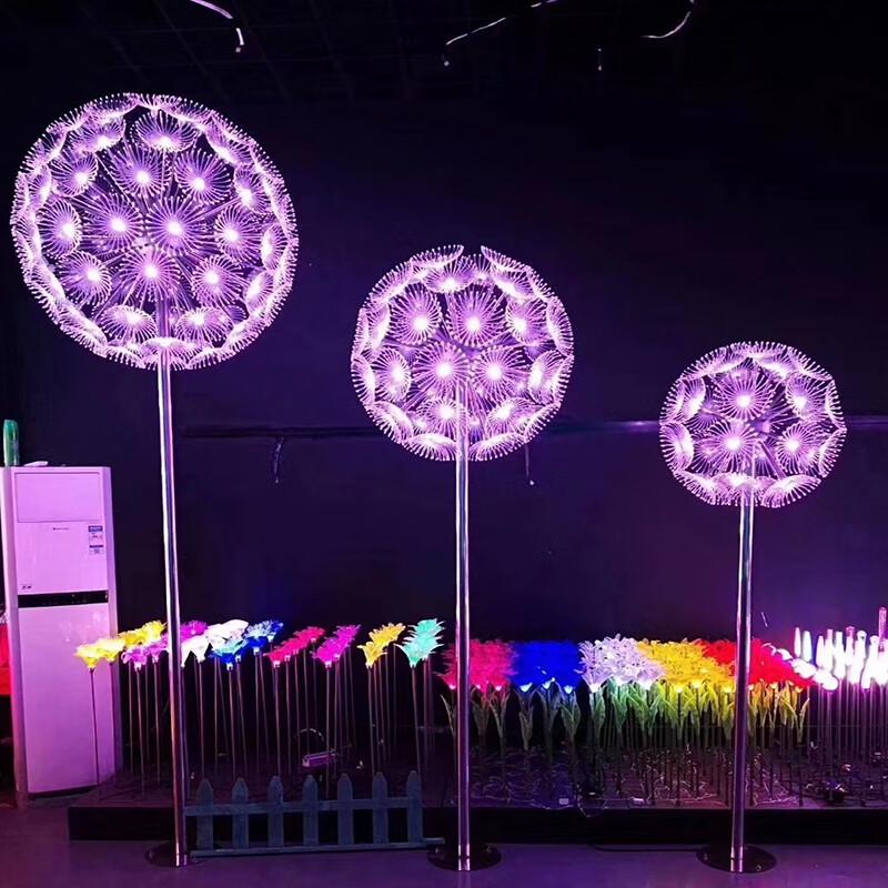 LED Simulated Dandelion Outdoor Landscape Ground Light