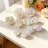 Colorful Flower Earrings Set Lightweight Stud Earrings Set New Pearl Bead Earrings  Daily Wear