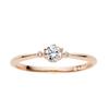 Vendome Ring 925 Silver Diamond Cubic Zirconia Pink Gold Plated 11 GS9R801311DI [Official] [VIH Aoyama] 0.01ct No.