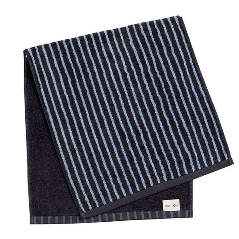 Лицевое полотенце Nau Orchid Stripe Темно-серый