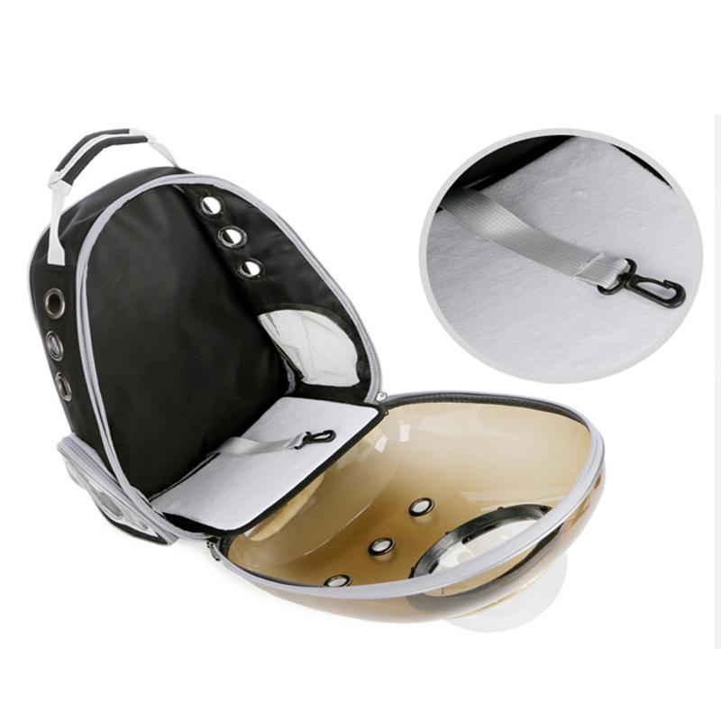 Кошачья сумка Space Module Pet Outgoing Bag Панорамная прозрачная кошачья сумка для выхода Портативная дышащая двухплечевая упаковка для кошки Клетка для кошек