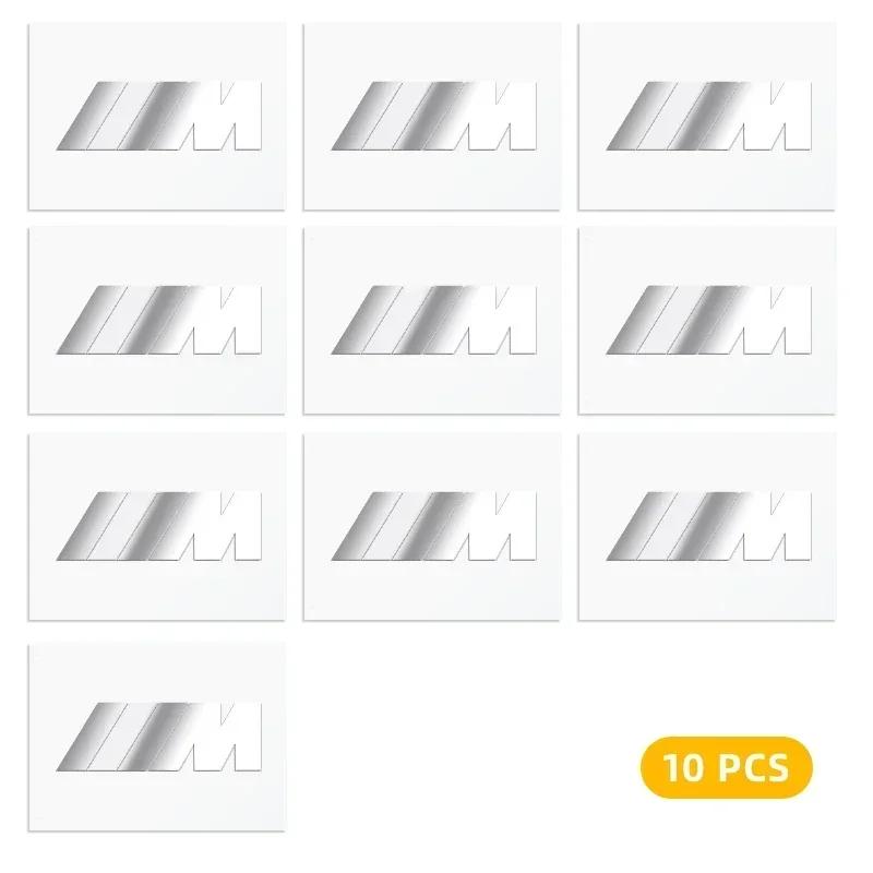 2/5/10pcs Car Door Window Lift Button Stickers For Bmw 3 2 5 Series E90 F10 E60 X3 F25 E46 F30 X5 E53 E91 M M2 M3 M5 Accessories