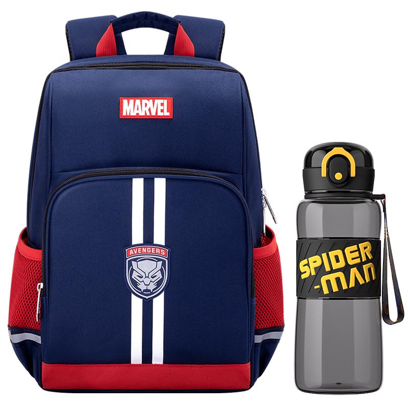 Disney × Marvel Collaboration Large Capacity Backpack For Grades One To Six Kids backpack Blue BA5668