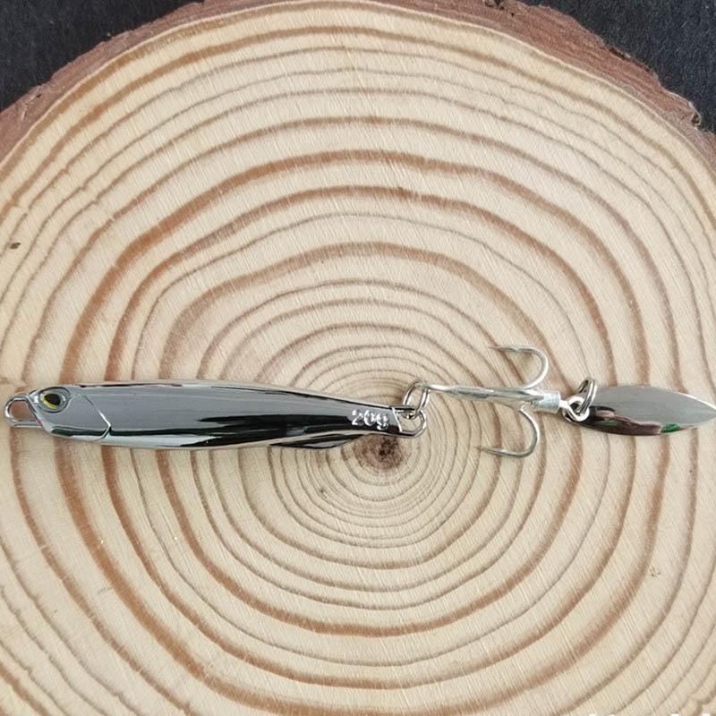 5 шт./уп. Гальванизированная железная пластина Приманка 15 г 20 г 30 г Дорожная приманка Морская рыбалка Искусственная приманка Вращающаяся блесна Приманка для макрели