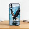 Крутой чехол для телефона с изображением орла A-Animal для Samsung Galaxy A73, A72, A71, A70, A53, A52, A51, Другие Мягкий черный чехол